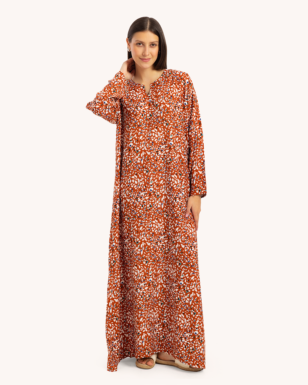 قميص فسكوز كم مشجر 71