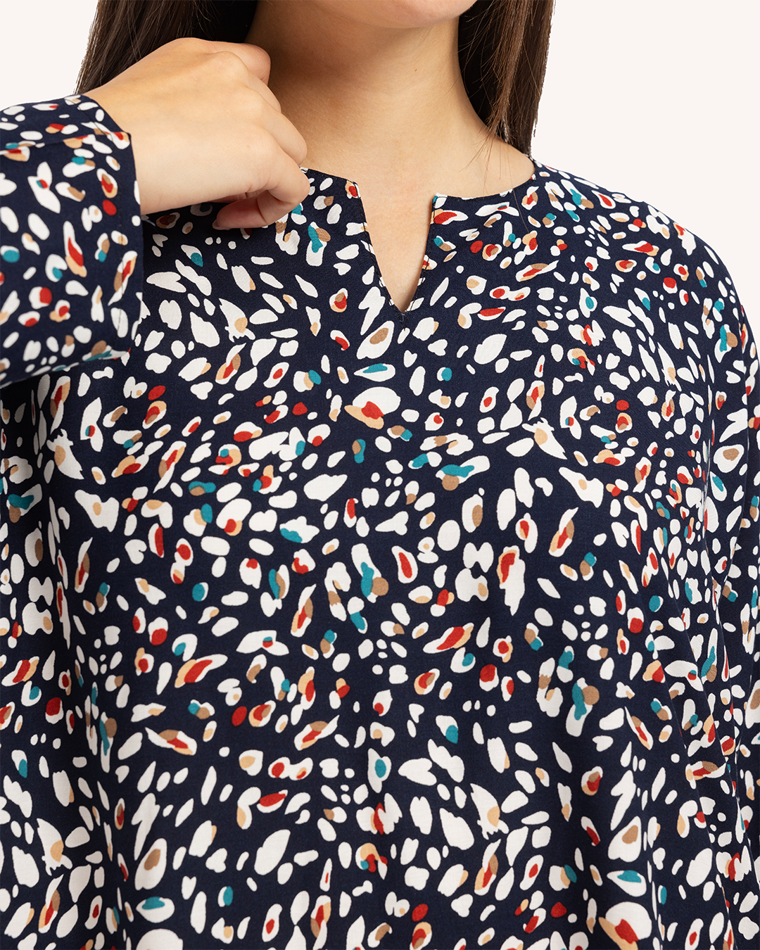 قميص فسكوز كم مشجر 71