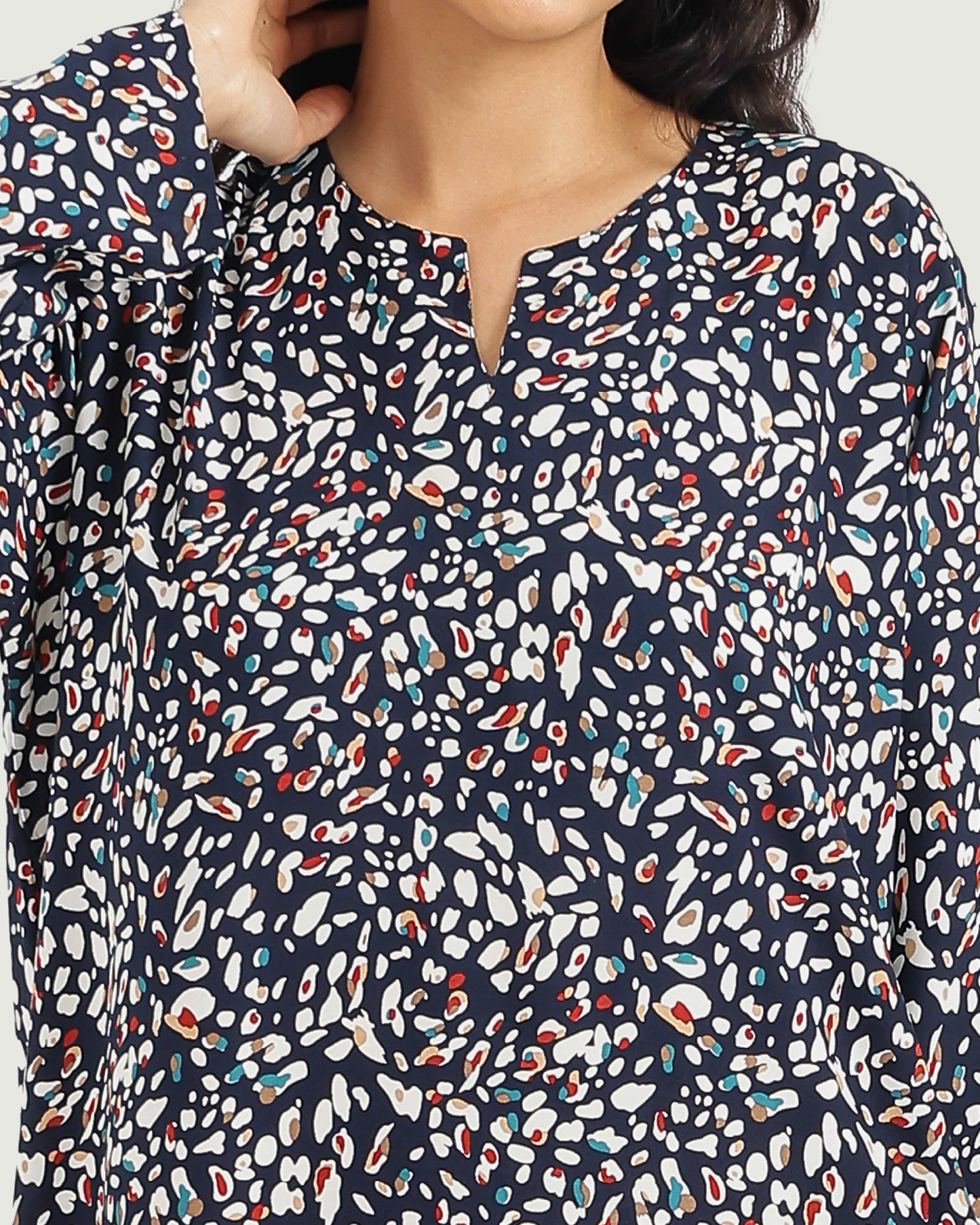 قميص فسكوز كم مشجر 71