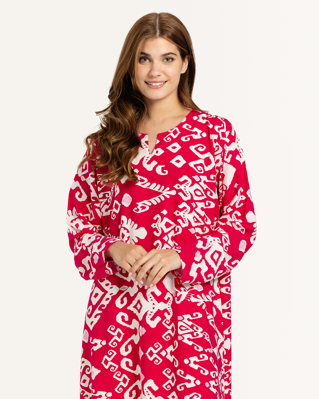 قميص فسكوز كم مشجر 72