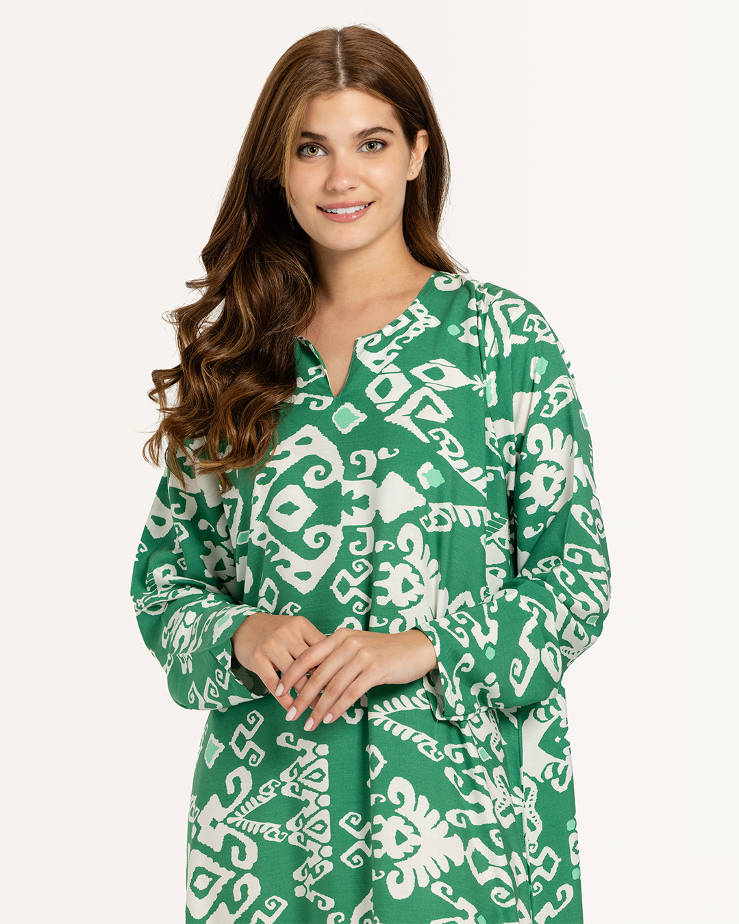 قميص فسكوز كم مشجر 72