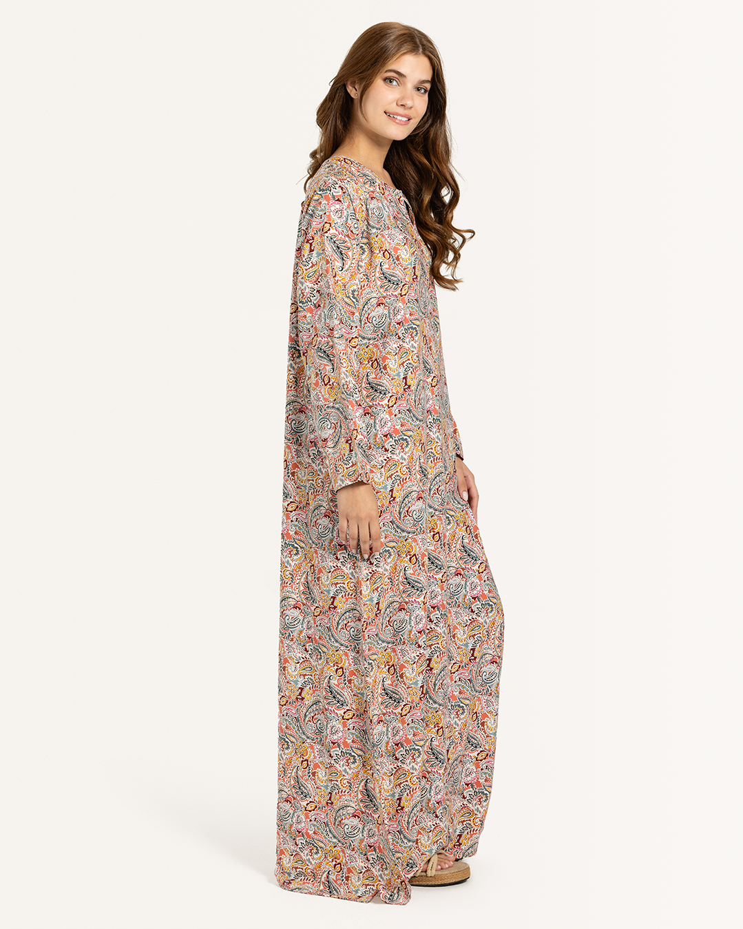 قميص فسكوز كم مشجر 73