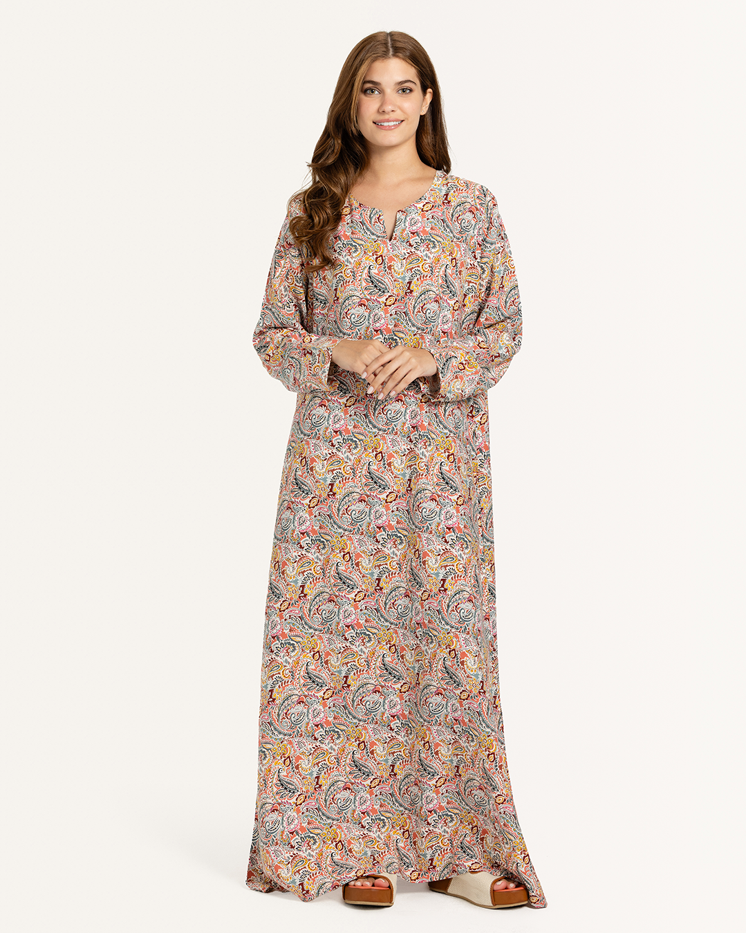 قميص فسكوز كم مشجر 73