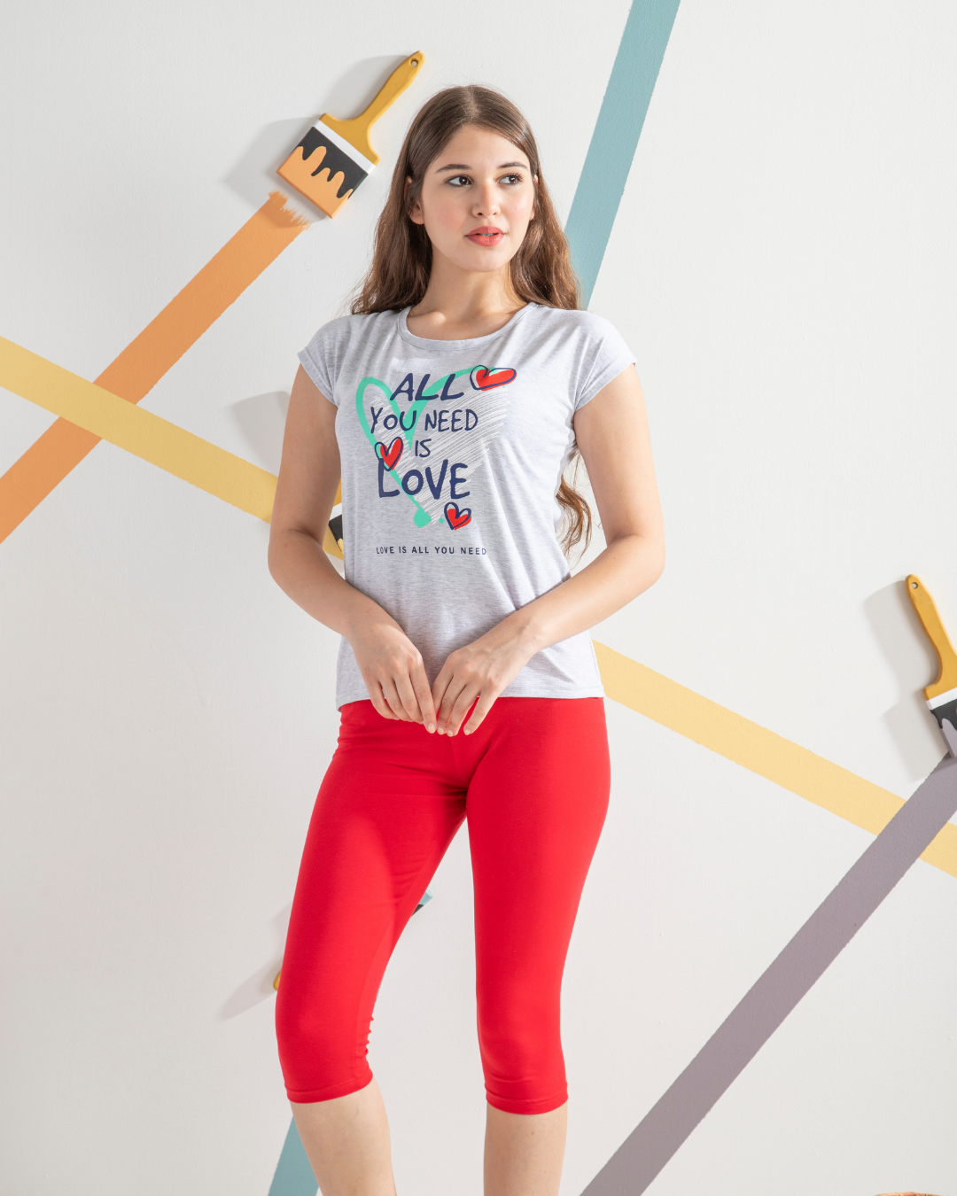 LOVE بيجامه بناتي