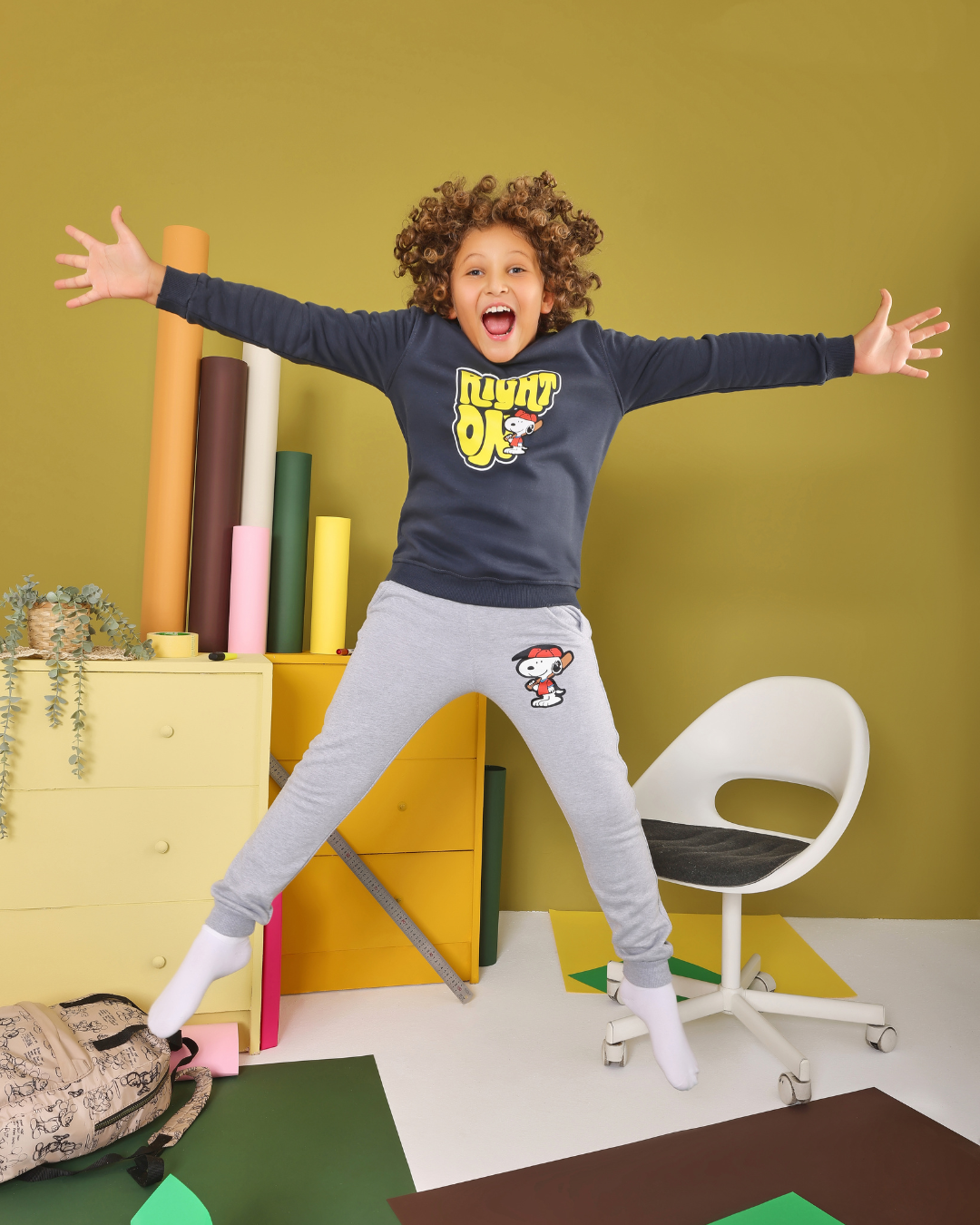 snopy right now baby boys pajamas