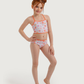 Girls' Two-Piece Seashell Swimsuit