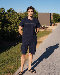 Bottom Line بيجاما رجالي نُص كُم