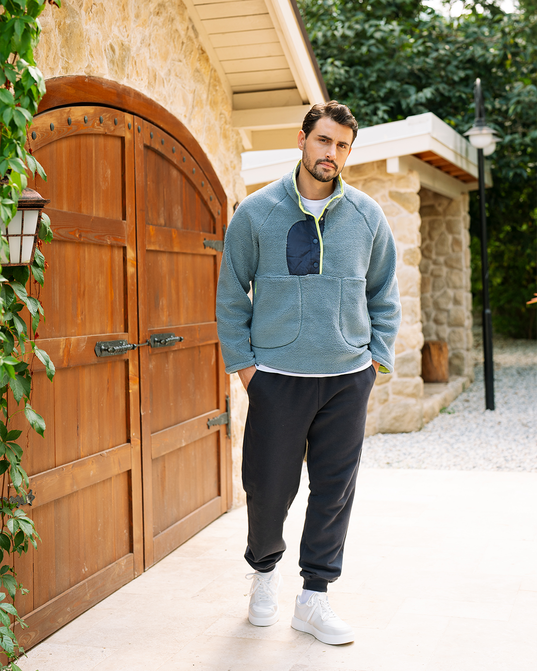 بيجاما كُم طويل ألوان فسفورية