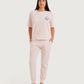Women's buttoned pajama pants