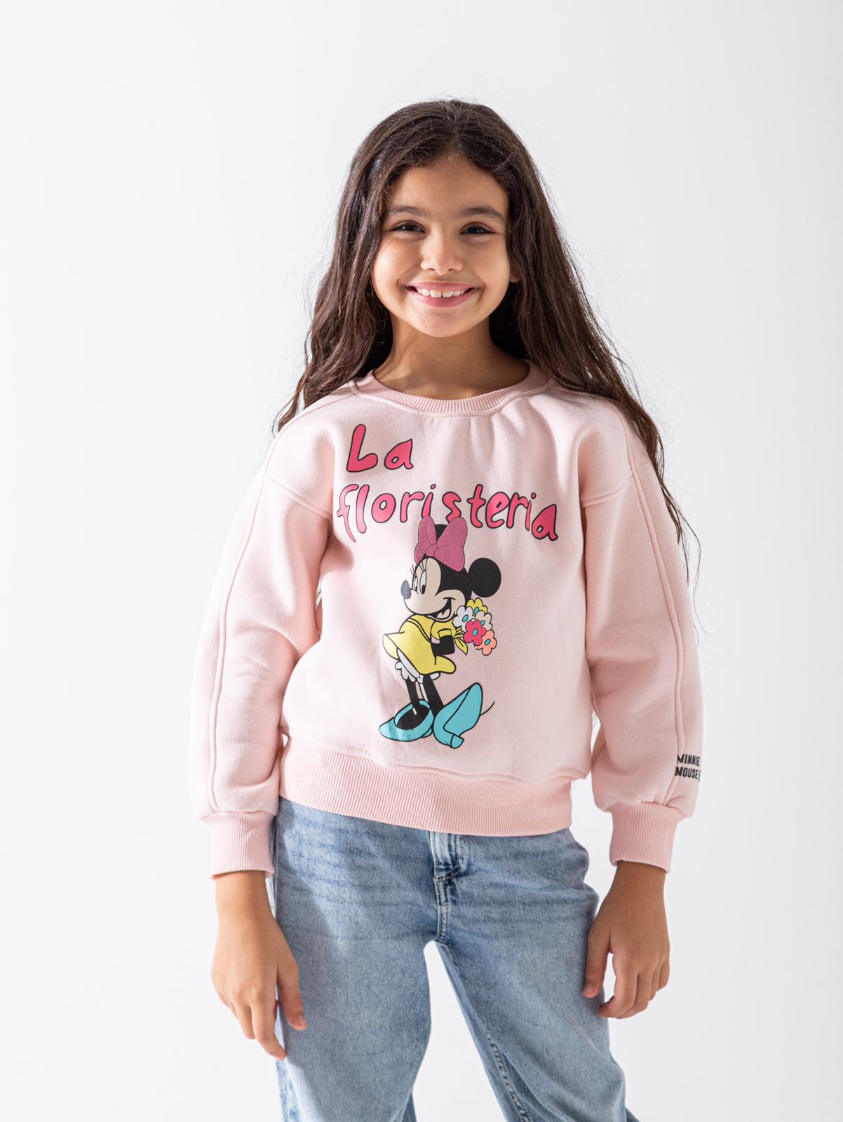 MARVY Minnie La Floristeria Sweatshirt Rose