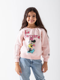 MARVY Minnie La Floristeria Sweatshirt Rose