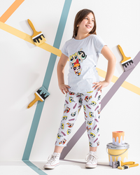 Power Puff girls' pajamas, half a pintacore