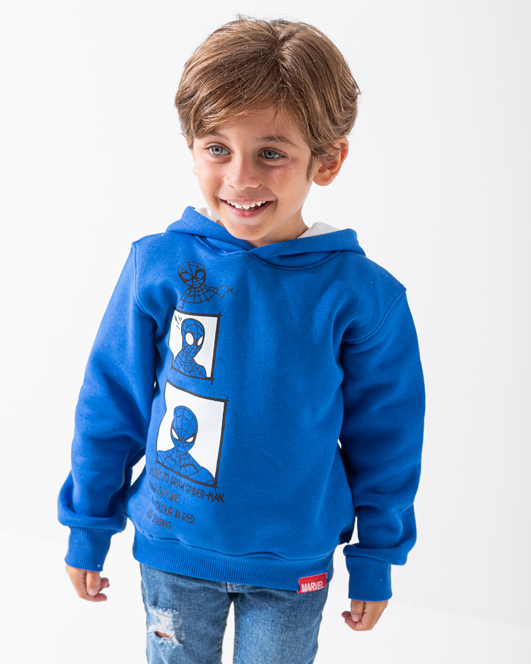MARVY Spider man pink sweatshirt