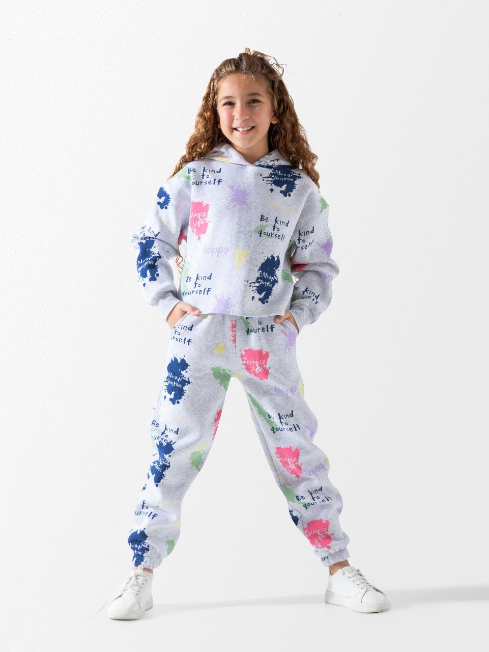 Happy Kind Girls Pajamas Medium