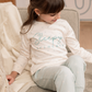 Sleepy princess girls' printed pajamas