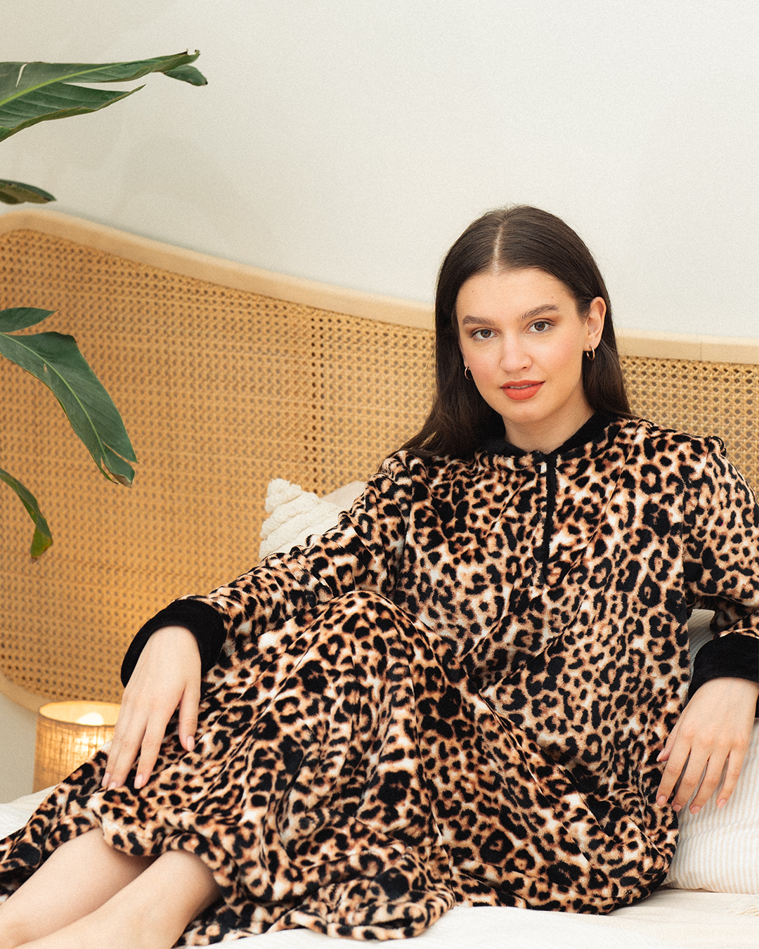 جلابية حريمي مردبولو1/2 ياقة روتارى تايجر بولار