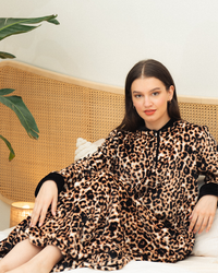 جلابية حريمي مردبولو1/2 ياقة روتارى تايجر بولار