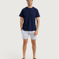Men's half-sleeved pajamas with shorts