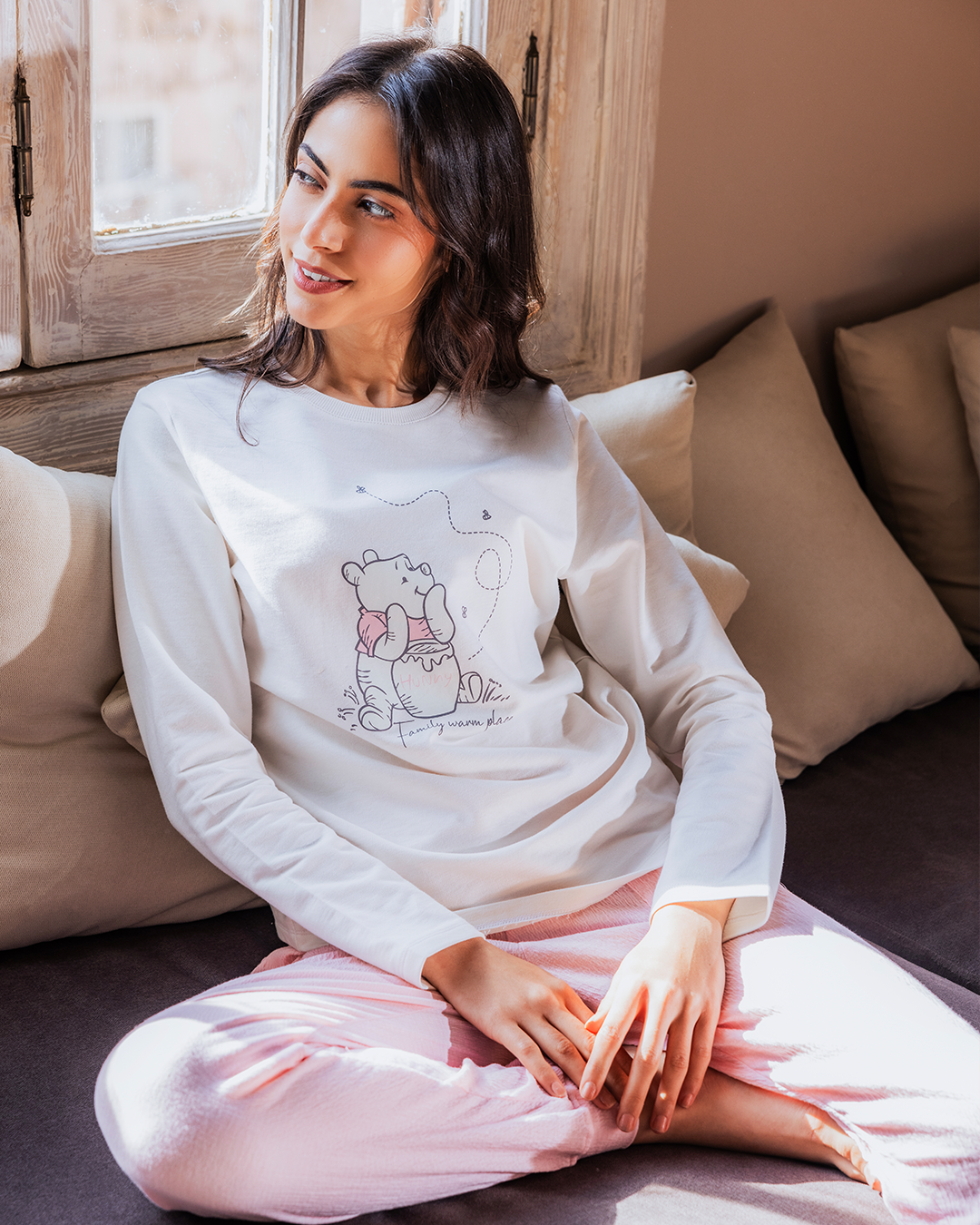 Winnie the Pooh Women's Long Sleeve Pajamas