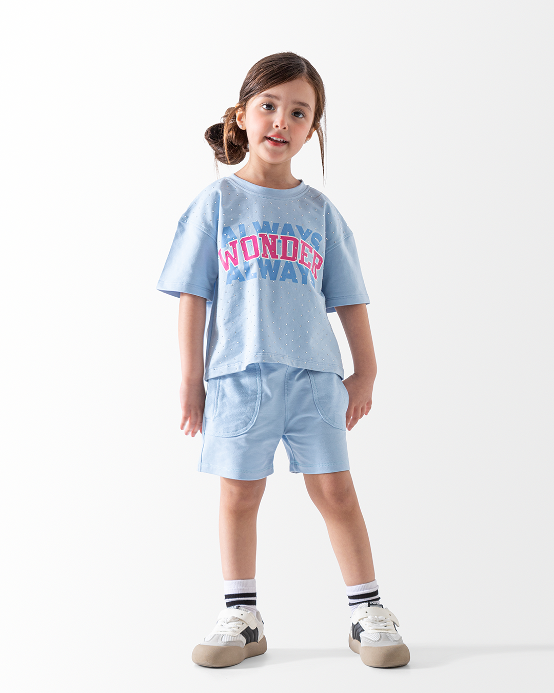 Girls' Kids Set Always Wondering