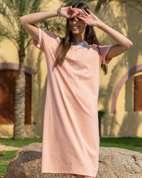 AMOR Night shirt for women, half sleeves