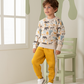 Zoo Animals Boys' Melton Cotton Pajamas
