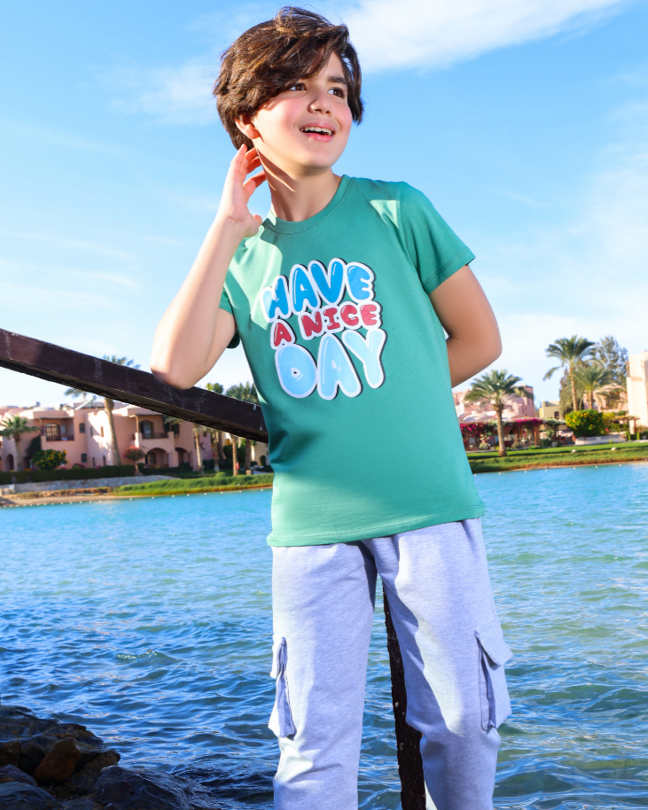 Have a nice day بيجاما اولادي