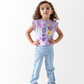 Girls' Baby Set Many Flowers