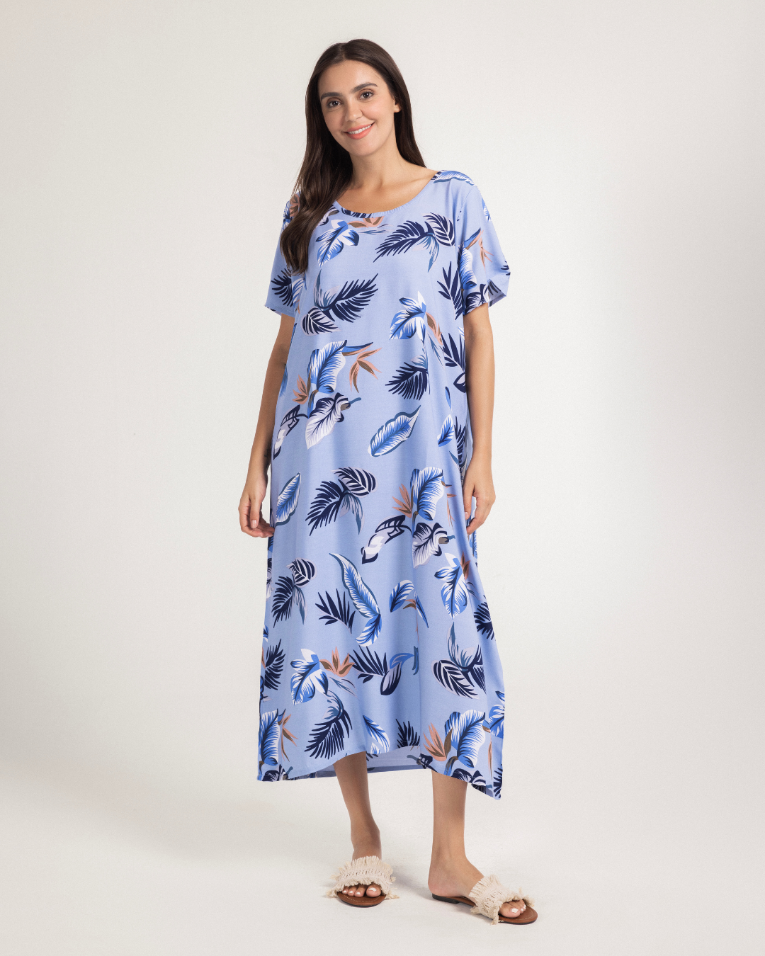 قميص فسكوز قصير