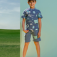 Boys street style pajama shorts