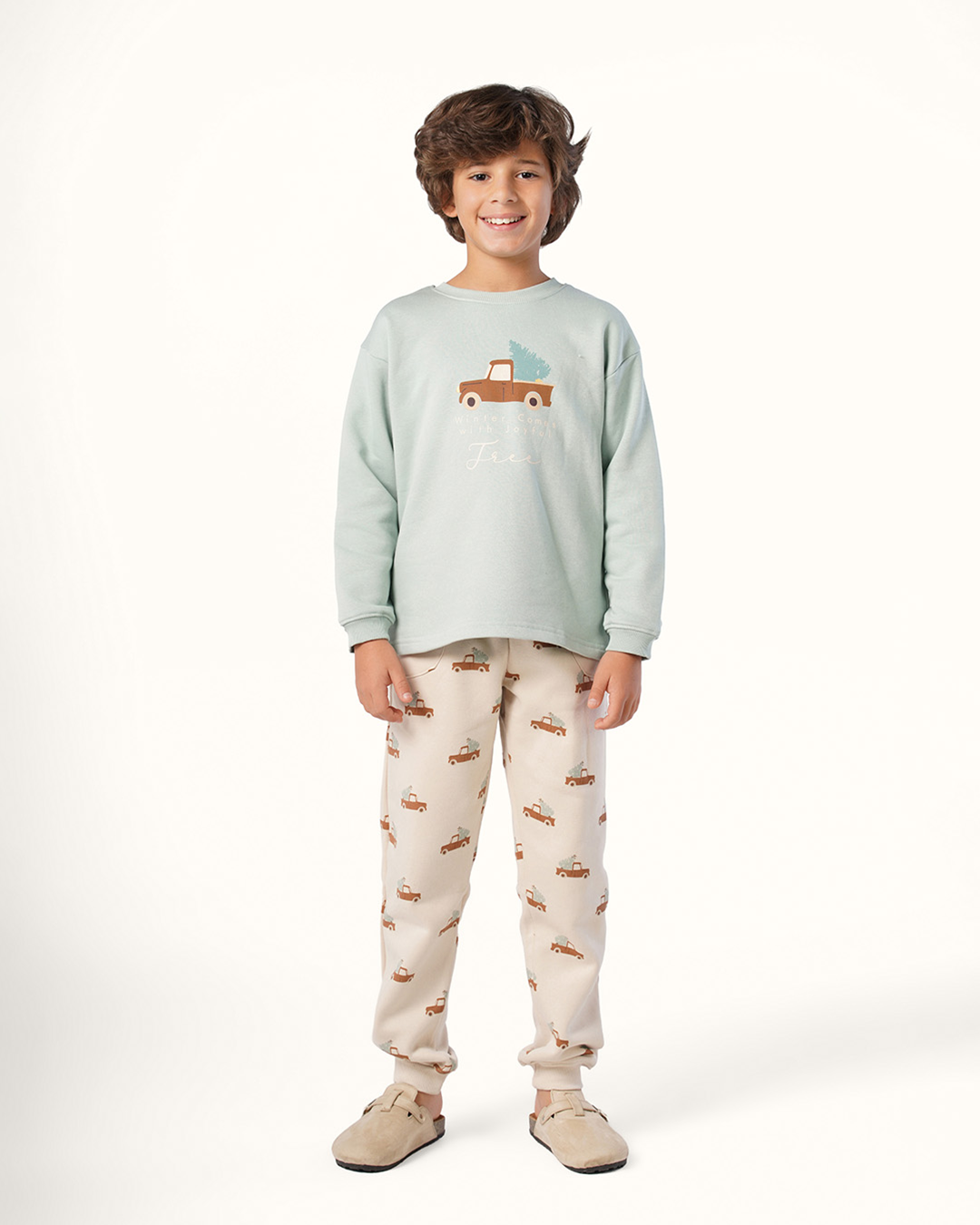 بيجاما أولادي بكُم أشجار الشتاء