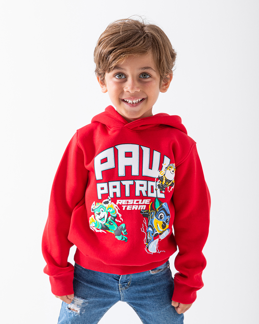 MARVY Paw Patrol سويت شيرت احمر