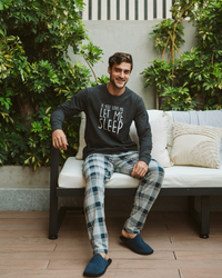 بيجامه رجالي اسود شينيه