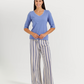 Women's pajamas with rayon pants