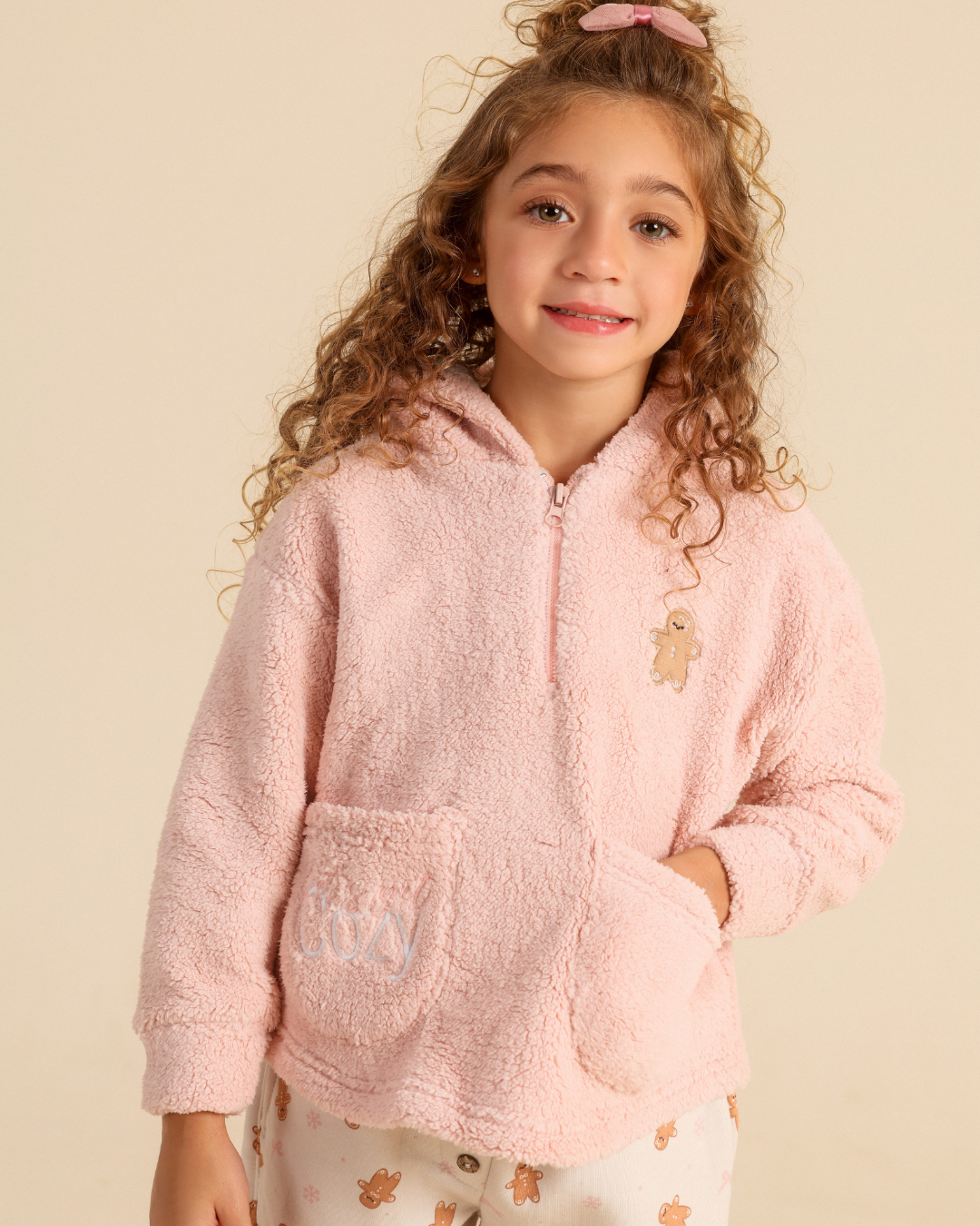 Cute Gingerbread Kids girls Pajama