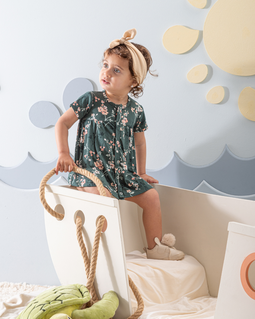 فستان جيرسيه لعيد الأم الحديقه الخضراء