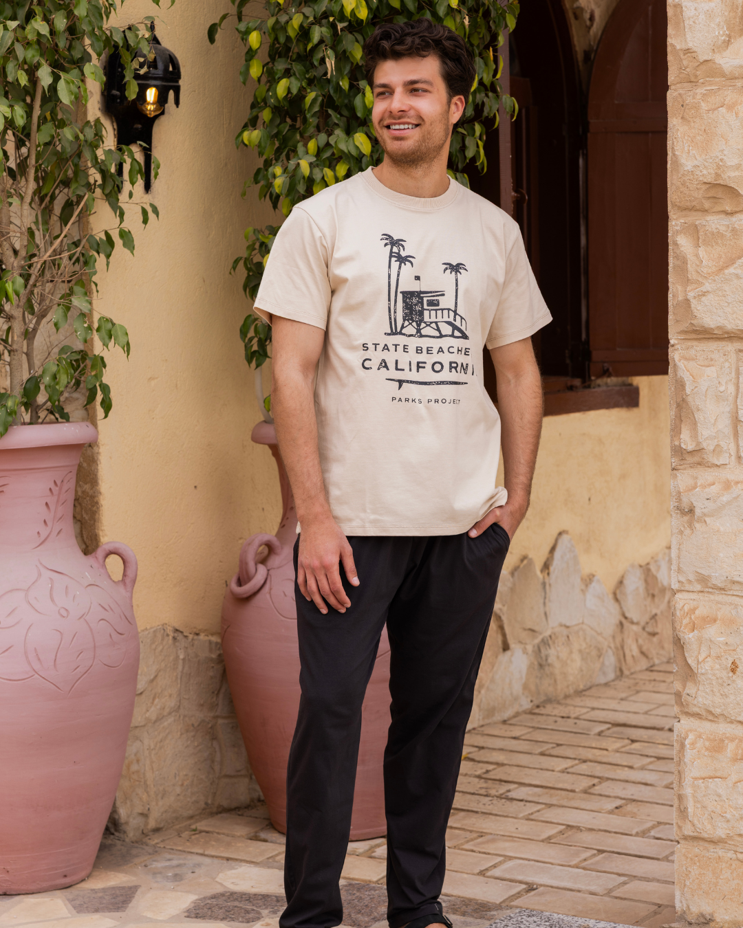 california بيجاما رجالي نص كم و بنطلون