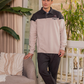 PEAK GALVANI Men's Pajamas with a collar and buttons on the chest and plain pants