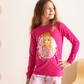 Girls Barbie printed pajamas
