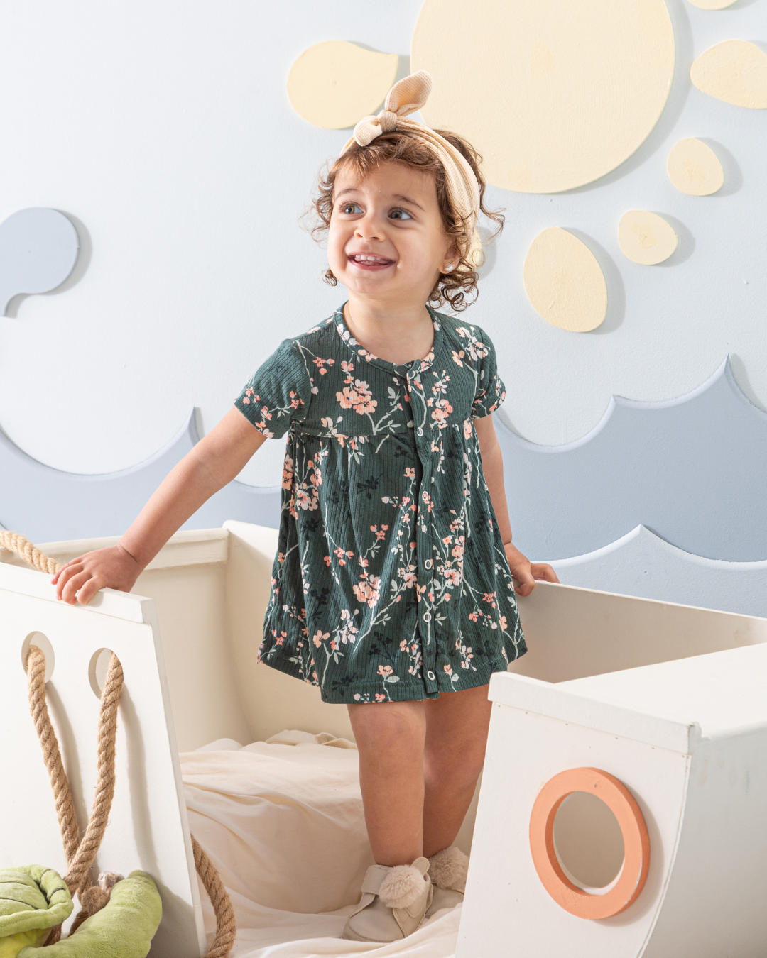 فستان جيرسيه لعيد الأم الحديقه الخضراء