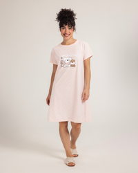 Happy days Nightshirt half sleeves cotton