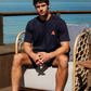 Men's Waffle Pajamas in Dark Colors