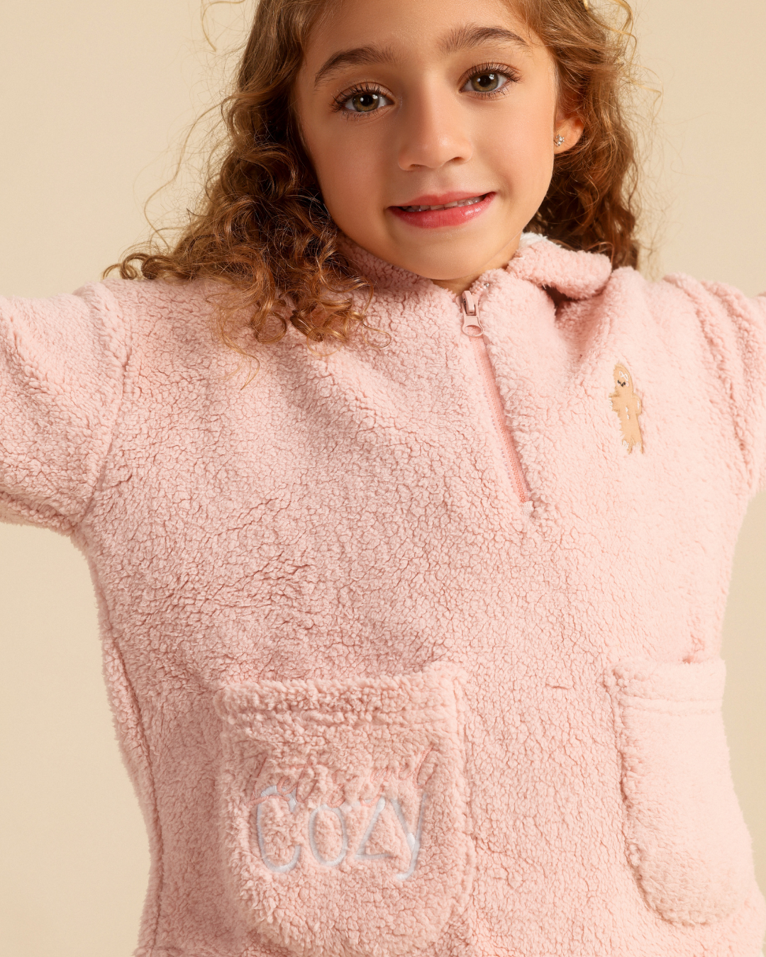 Cute Gingerbread Kids girls Pajama