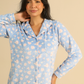 Snow Flowers Women Classic pajama in lilac