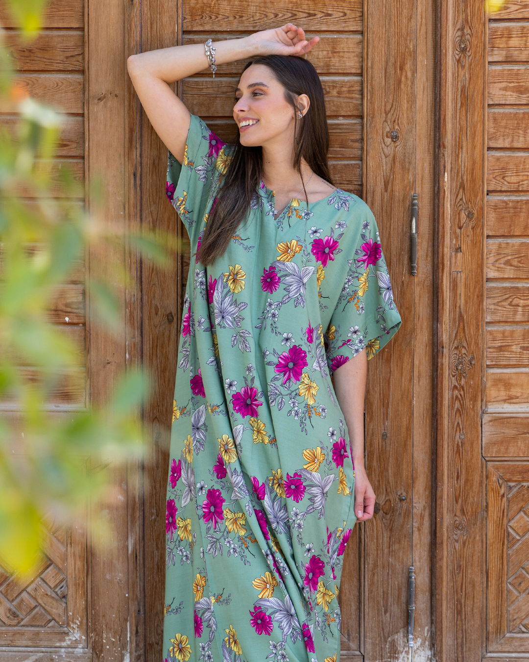 قميص فسكوز نص كم 109