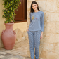 Pooh and family women's off shoulder pajamas