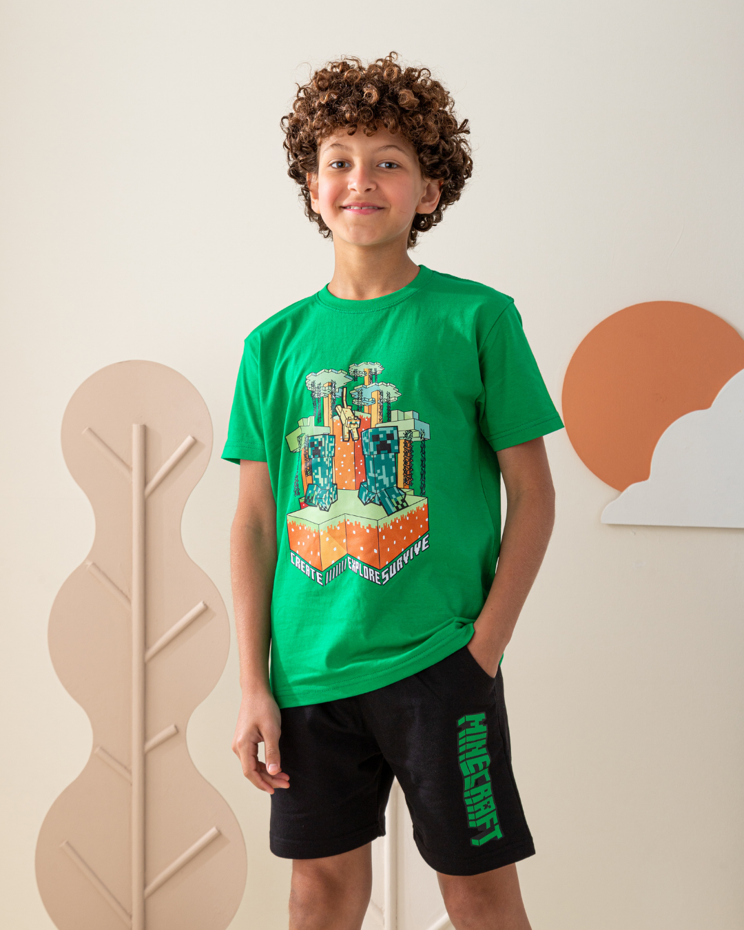 Minecraft بيجاما اطفالي