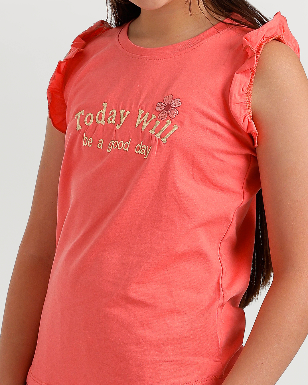Happy Flower Girls' Pajama Kit Shorts