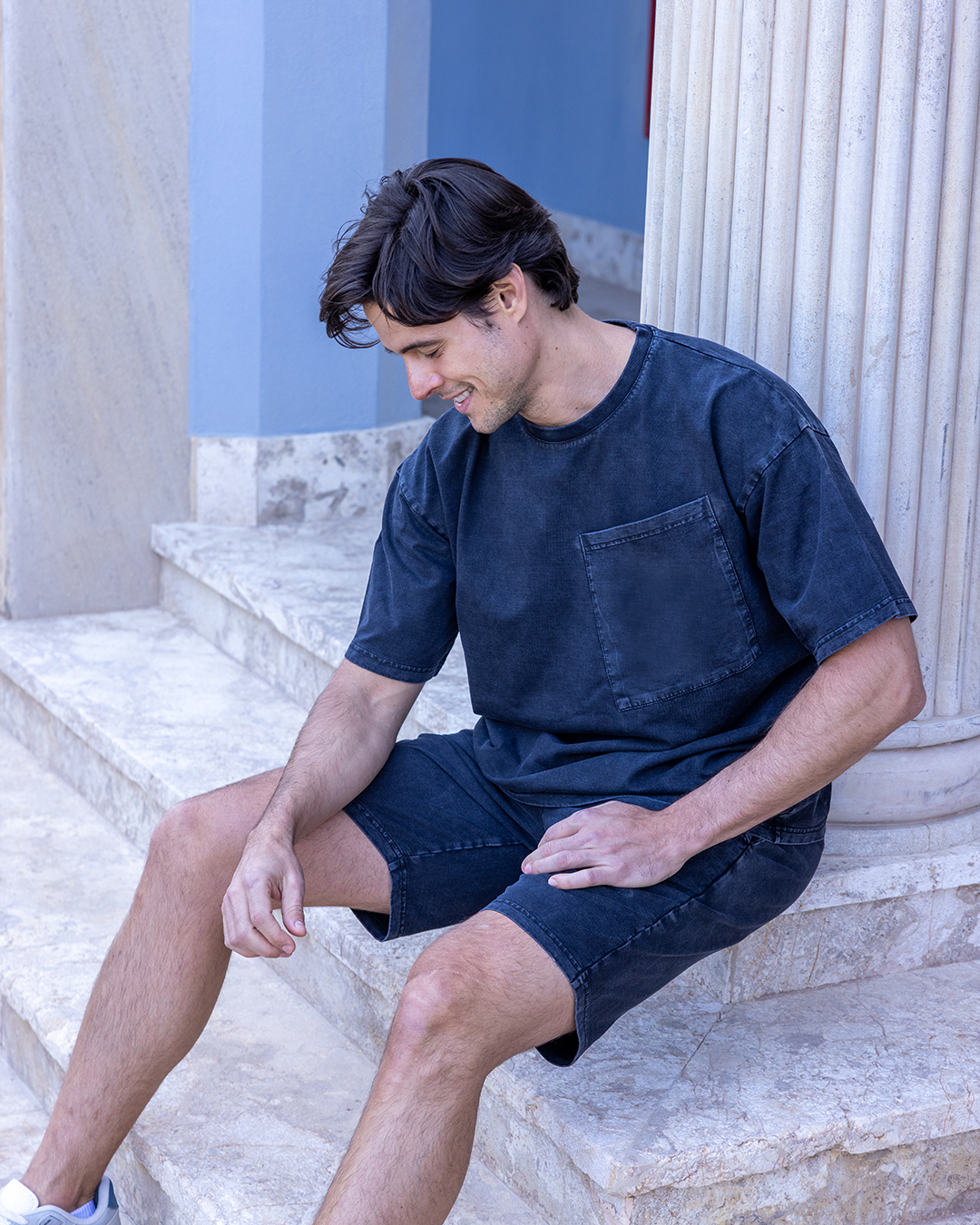 طقم شورت سمر ميلتون نص كم و جيب كبير