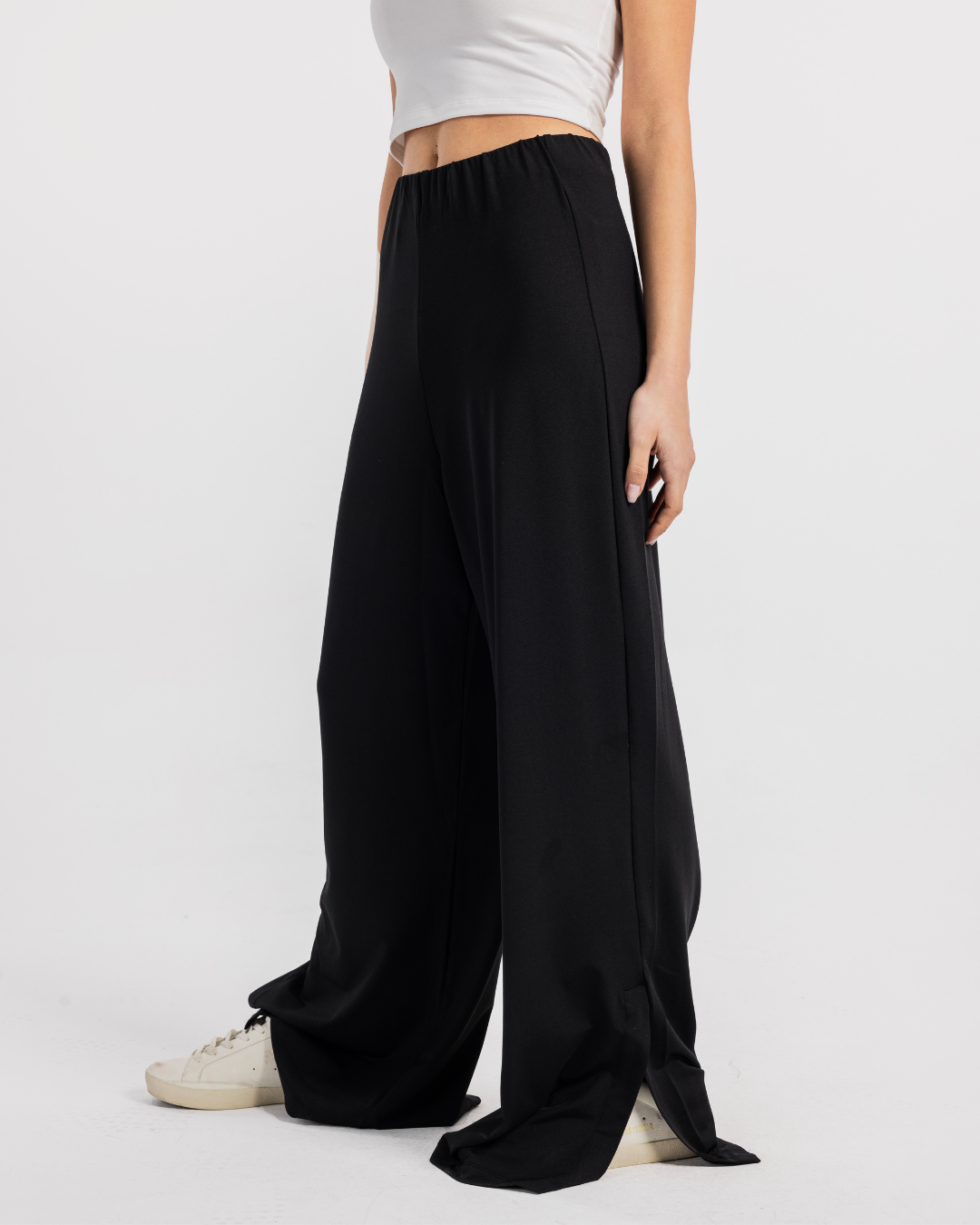 Polyamide بنطلون حريمي ويد ليج بفتحه